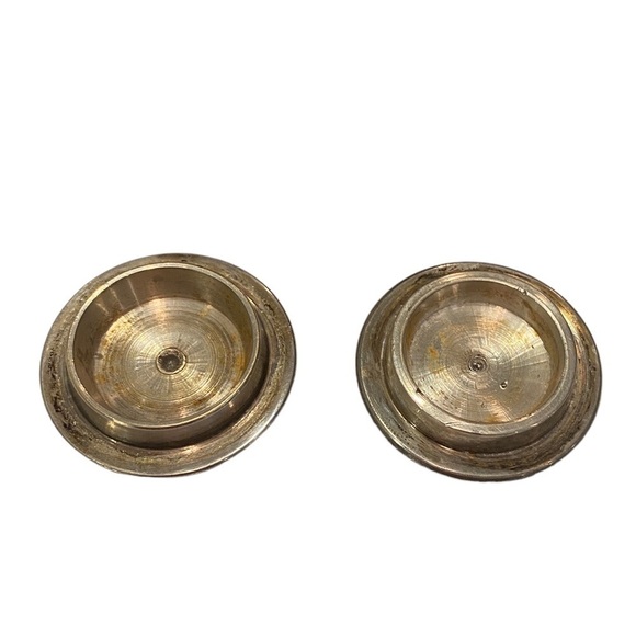 Art Deco Silver Plate Inkwell Desk Set - fun rare antique form for use or decor - Picture 10 of 15